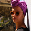 Foulard-Turban Vibrate Higher Violet – Image 2